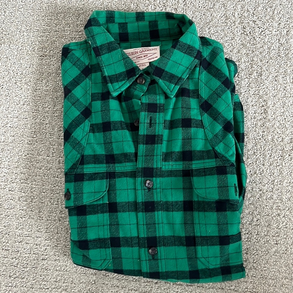 Rare Filson SEATTLE (slim) fit thick flannel shirt